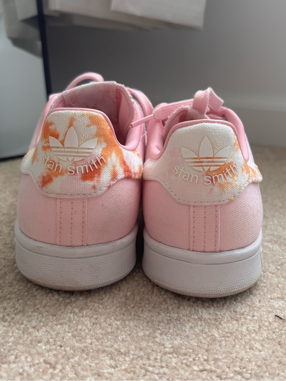 ADIDAS X STAN SMITH ORIGINALS CLEAR PINK SNEAKERS - Picture 7 of 13